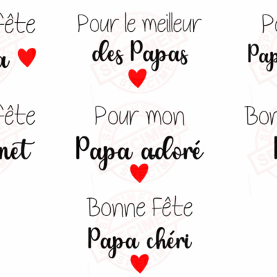 Visuel des étiquettes 💕