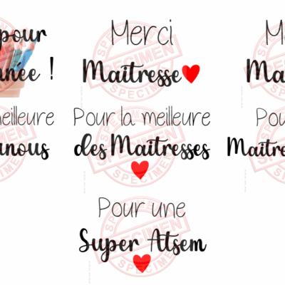 Visuel des étiquettes 📐📏