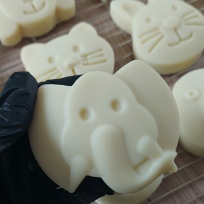 savons neutres en forme d'animaux